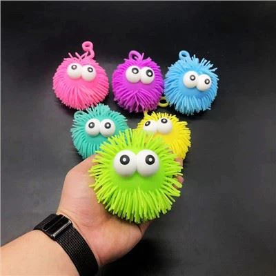 Παιχνίδι που αναβοσβήνει Puffer Spiky Fluffy Balls